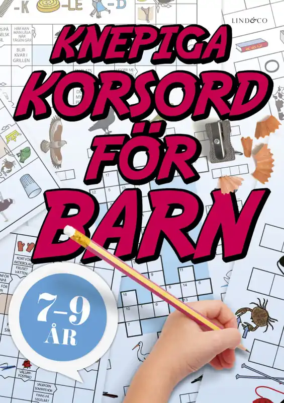 Kundfavorit Knepiga korsord för barn 7-9 år