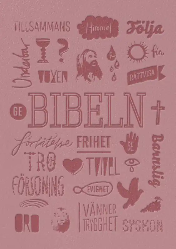 Endast idag Svenska Folkbibeln 2015 : Slimline Rosa Konfirmandbibeln