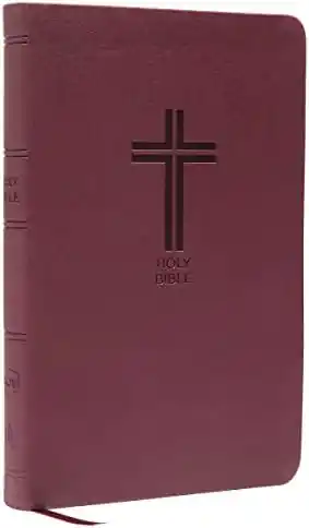 NKJV - Thinline Bible, Imitation Leather, Burgundy Erbjudandepris