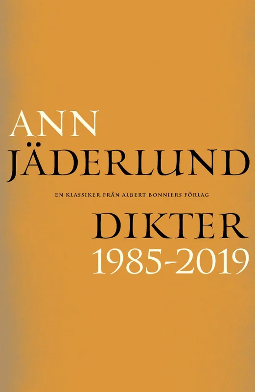 Dikter 1985–2019 Fri frakt