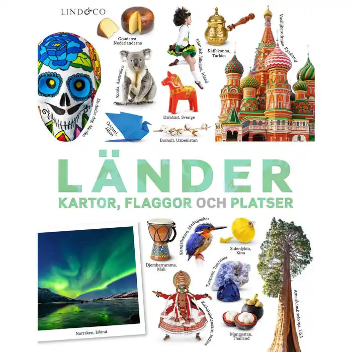 Extra rabatt Länder, kartor, flaggor och platser (inbunden)